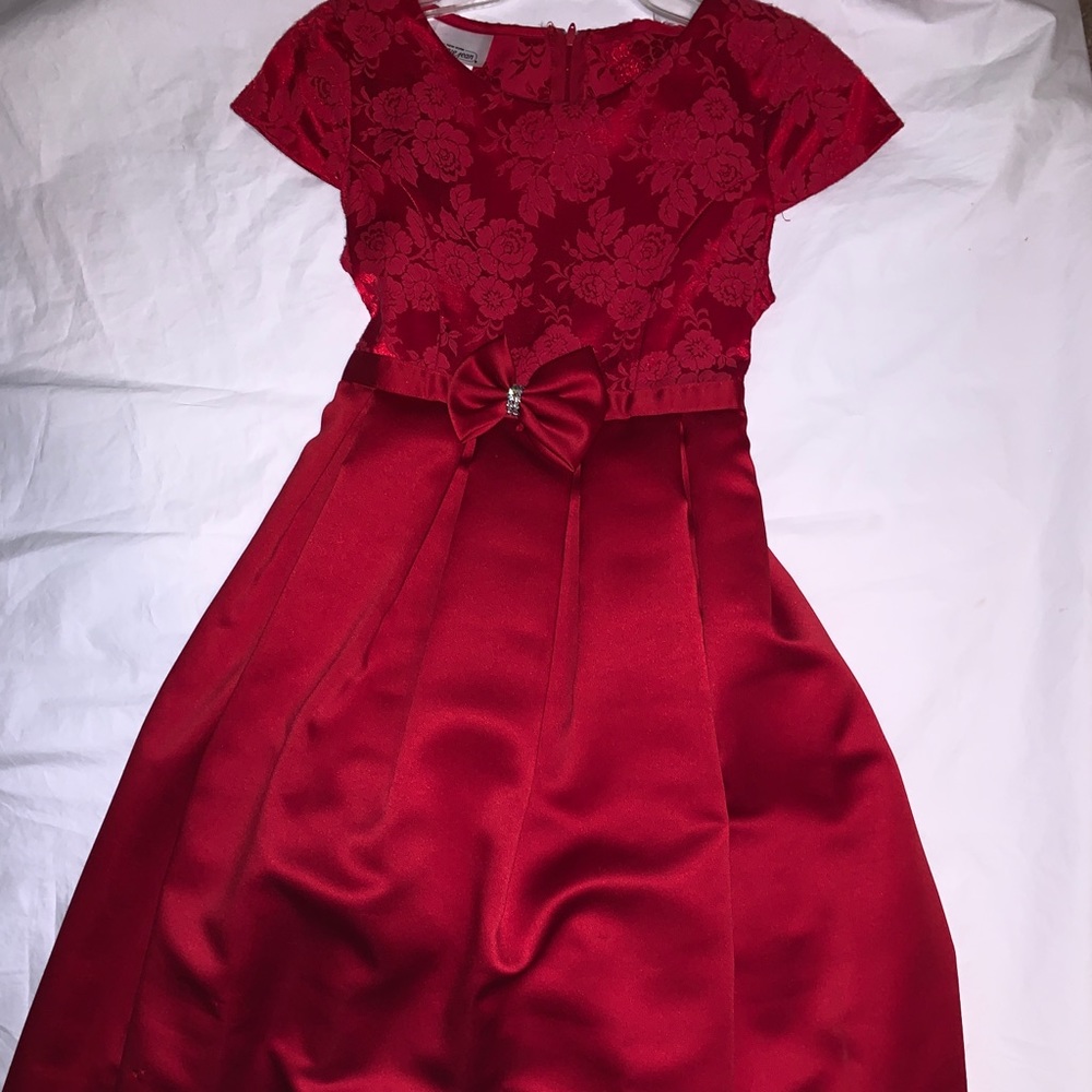 Bonnie Jean red dress